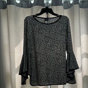 Coco Bianco Black and White Animal Print Top